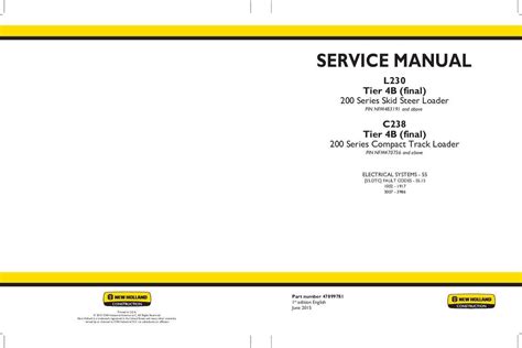 new holland skid steer codes